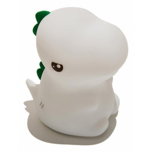 Figura iluminada decorativa Muitomas Dinosaurio USB silicona blanca
