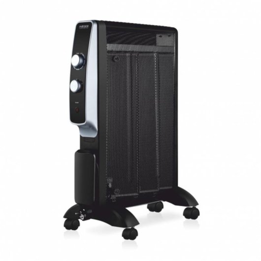 Calefactor de Piso Haeger MH-15B.007A 1500 W Mica Negro Acero