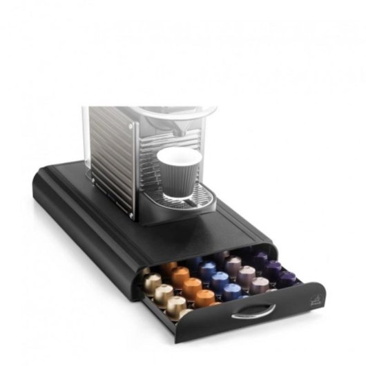 Portacapsule CEP 130 capsule Plastico Nero Cromo