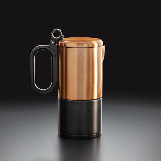 Italienische Kaffeemaschine BRA Efficient A170408 0,18 L 14 Tassen Edelstahl Schwarz
