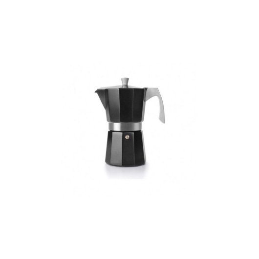 Máquina de café expresso Ibili Evva Black alumínio fundido fundo aço indução