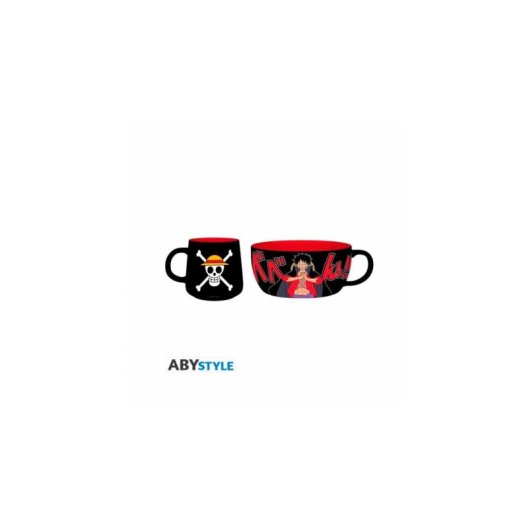 Taza ABYSTYLE One Piece Luffy Set 0,32 L Multicolor