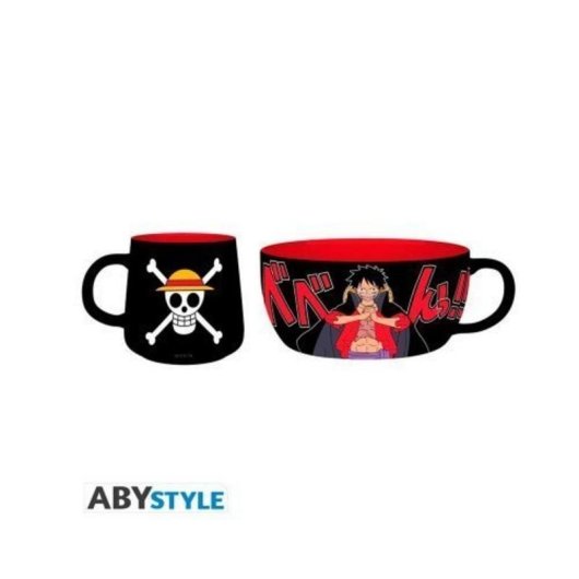 Taza ABYSTYLE One Piece Luffy Set 0,32 L Multicolor