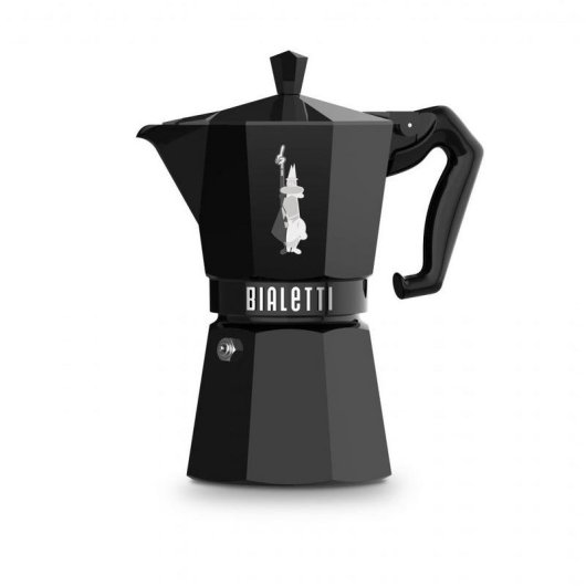 Italienische Kaffeemaschine Bialetti Moka Exclusive Schwarz 6 Tassen Induktion