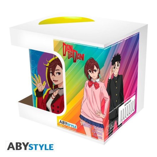 Tasse ABYSTYLE Dan Da Dan Momo et Okarun 320 ml Céramique Multicolore