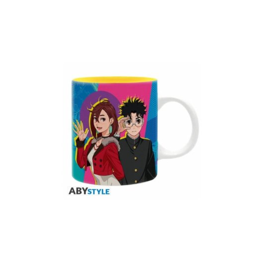 Tasse ABYSTYLE Dan Da Dan Momo et Okarun 320 ml Céramique Multicolore