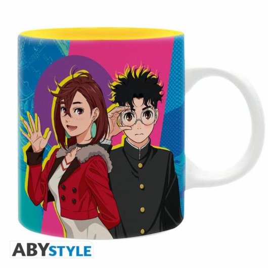 Tasse ABYSTYLE Dan Da Dan Momo et Okarun 320 ml Céramique Multicolore