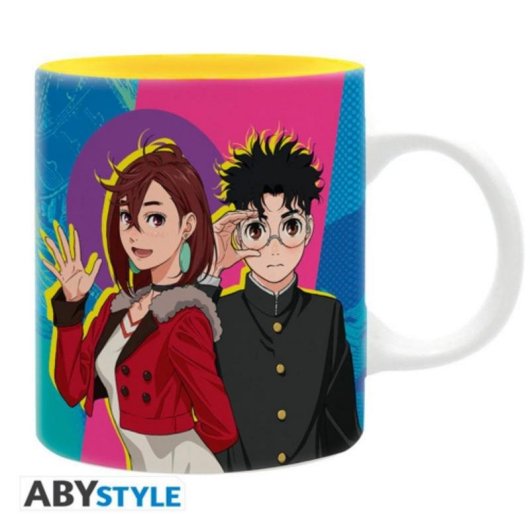 Tasse ABYSTYLE Dan Da Dan Momo et Okarun 320 ml Céramique Multicolore