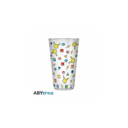 Vaso ABYstyle Pokémon Pikachu 400 ml Vidrio Multicolor