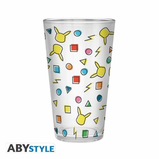 Vaso ABYstyle Pokémon Pikachu 400 ml Vidrio Multicolor