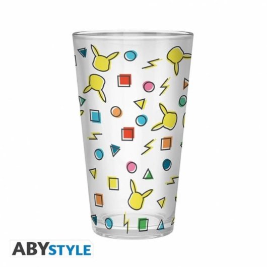 Vaso ABYstyle Pokémon Pikachu 400 ml Vidrio Multicolor