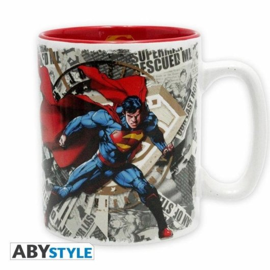 Taza ABYSTYLE DC Comics Superman 460 ml Porcelana Multicolor