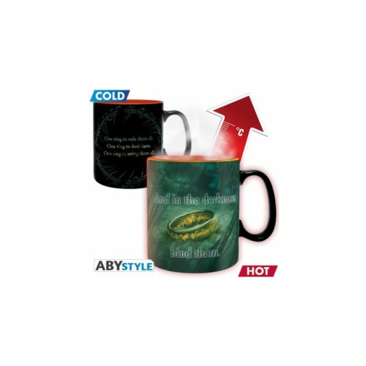 Taza Térmica ABYSTYLE El Señor de los Anillos Sauron 460ml Cerámica