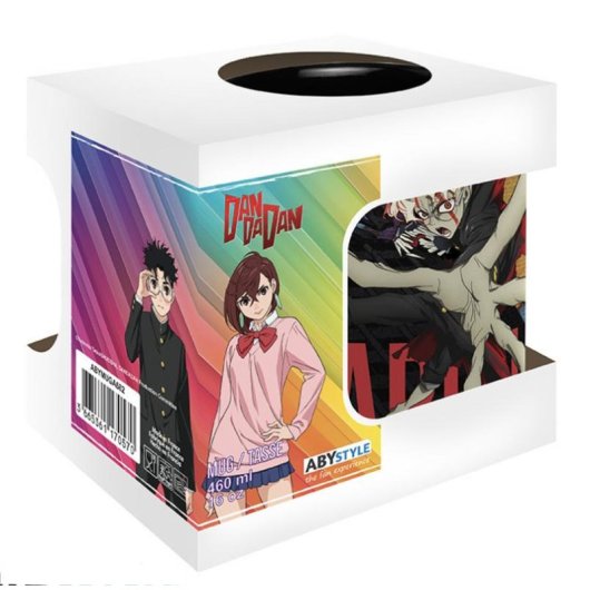 Taza ABYSTYLE DAN DA DAN Infernal Duo Big Size Cerámica 460 ml Multicolor