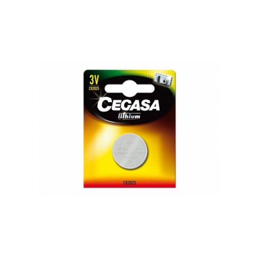 Pila Cegasa CR2025 Litio 3V 1 pieza Gris