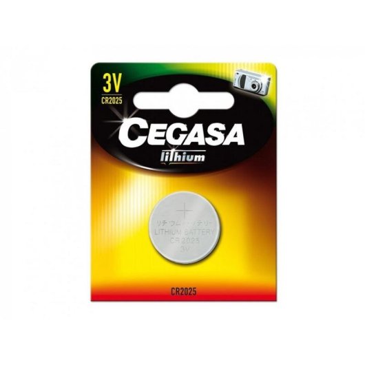 Pila Cegasa CR2025 Litio 3V 1 pieza Gris