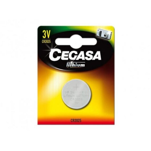Pila Cegasa CR2025 Litio 3V 1 pieza Gris