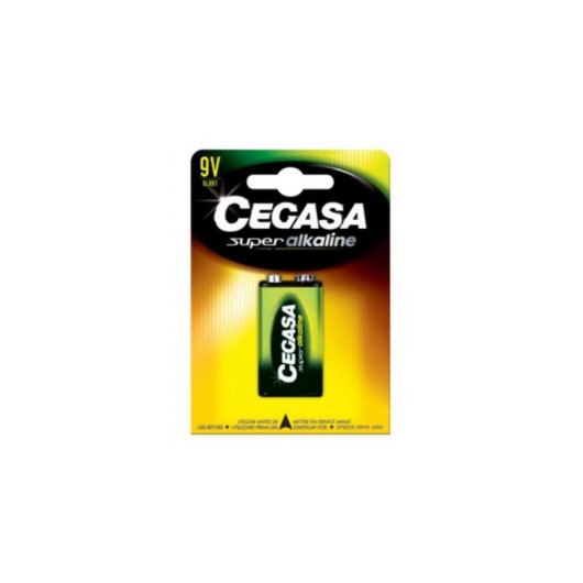 Pila Alcalina Cegasa 6LR61 1 pieza Blister Multicolor