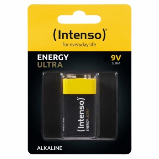Pila Intenso 9V Alcalina 6LR61 1 pieza