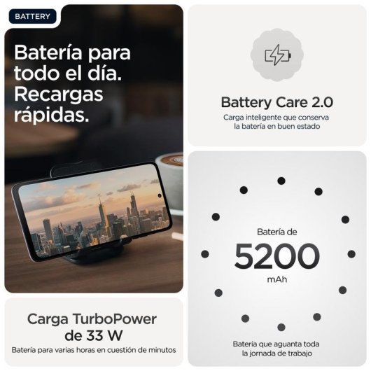 Motorola Moto G56 5G 8GB 256GB 6.72" Negro