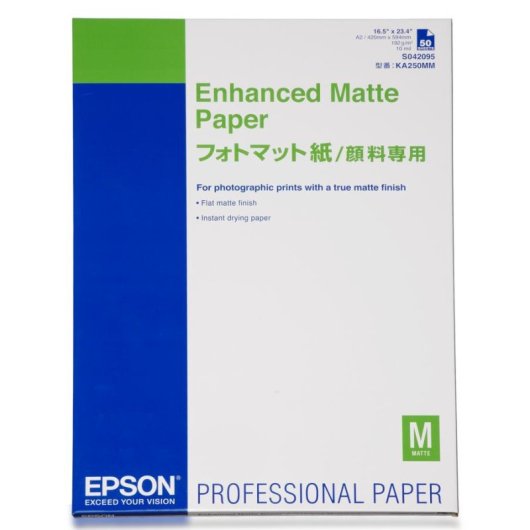 Papel Epson Enhanced Matte A3+ 100 hojas 192 g/m²