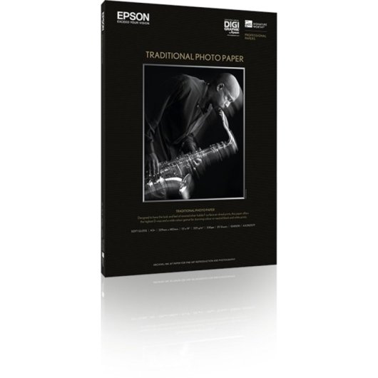 Papel Fotográfico Epson Traditional Photo A4 330 g/m² 25 hojas