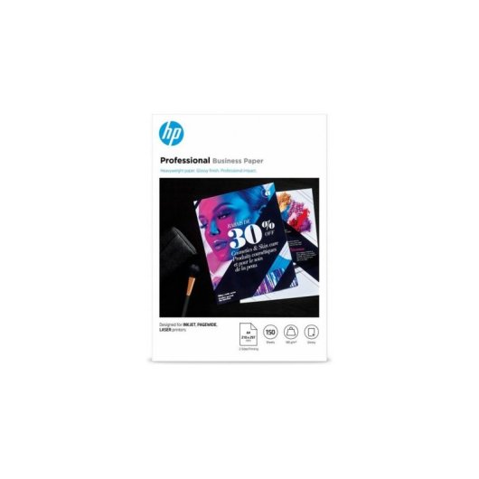 Papel HP Profesional A4 180 g/m² Satinado 150 Hojas