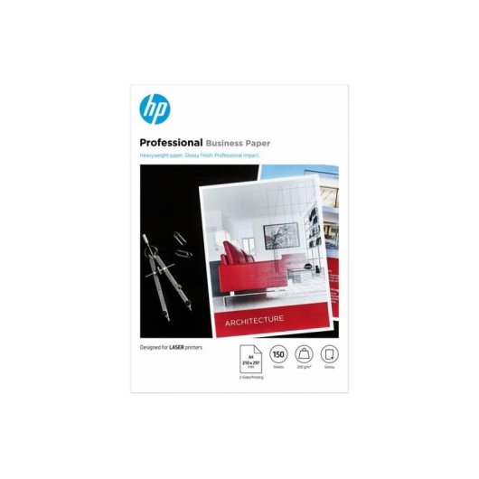 Papel para impresora láser HP Professional Brillante FSC A4 200 g/m² 150 hojas