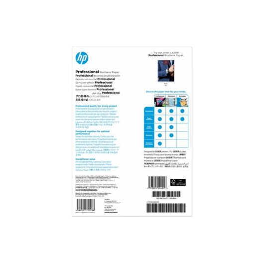 Papel para impresora láser HP Professional Brillante FSC A4 200 g/m² 150 hojas