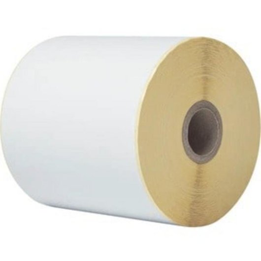 Rollo de Papel Continuo Adhesivo Brother BDE-1J000102-102 10,2 cm Blanco Pack 8 Unidades