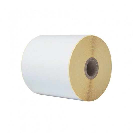 Rollo de Papel Continuo Adhesivo Brother BDE-1J000102-102 10,2 cm Blanco Pack 8 Unidades