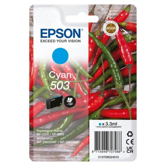 Cartuccia per Cartuccia Epson 503 Cyan Rendimento Standard Pack Individuale