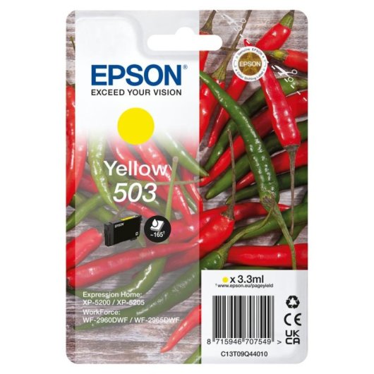 Cartouche d'encre Epson 503 Jaune Rendement standard