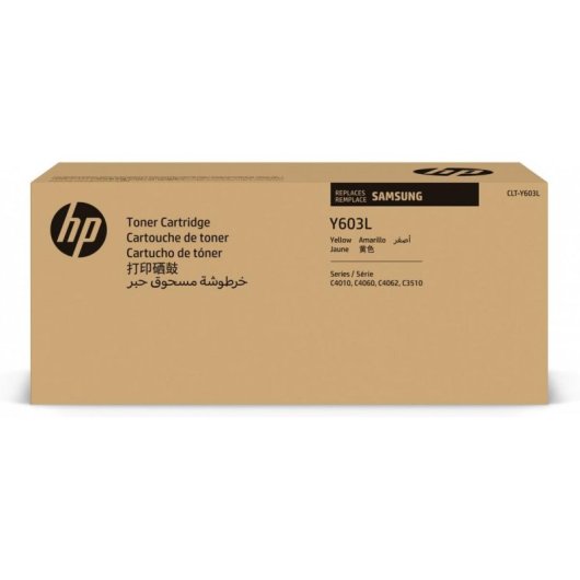 Cartucho de Toner Original HP CLT-Y603L Amarelo Alta Capacidade