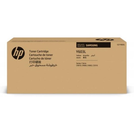 Cartucho de Toner Original HP CLT-Y603L Amarelo Alta Capacidade