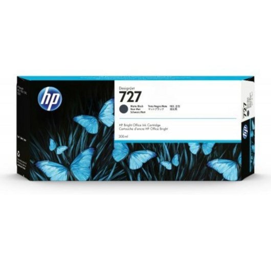 Cartucho de Tinta HP DesignJet 727 Negro Mate 300 ml