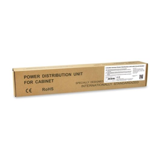 Multipresa Equip 333312 6 prese Basic 1U Orizzontale Alluminio Nero