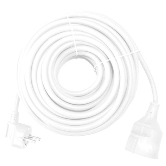 Prolongador Silver Electronics 3 m Blanco Tipo F 16 A 3500 W IP20