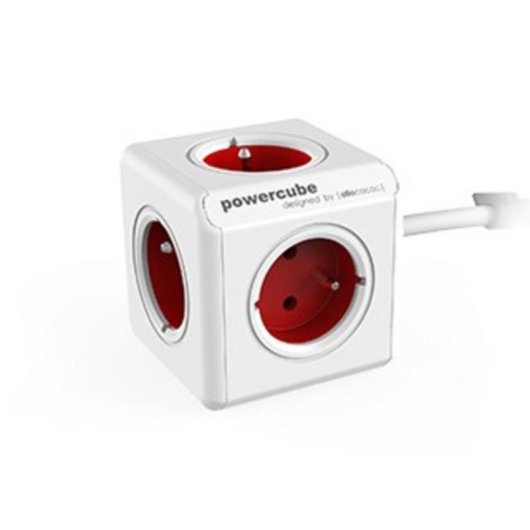 Regleta Allocacoc PowerCube 5 Tomas Tipo E 1,5 m Interior con Protección