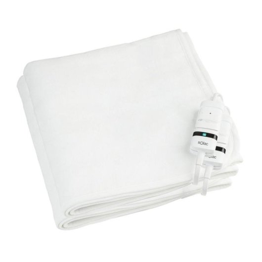 Manta eléctrica Solac Denmark+ 160x140 cm 60W Blanco 3 niveles