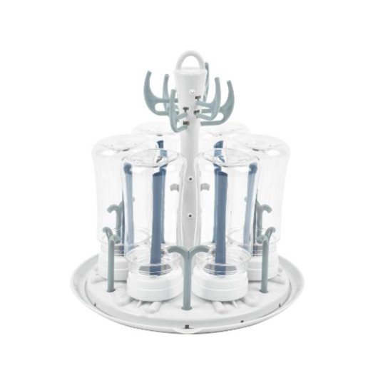 Escurreplatos BabyMoov A006006 Estante para Mesa Gris y Blanco