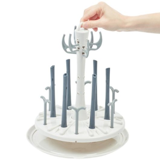 Escurreplatos BabyMoov A006006 Estante para Mesa Gris y Blanco