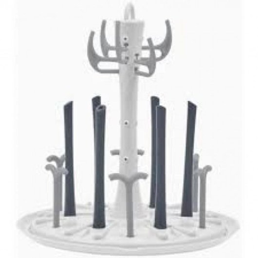 Escurreplatos BabyMoov A006006 Estante para Mesa Gris y Blanco