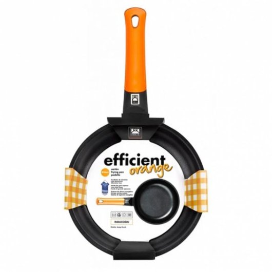 Sartén Multiuso BRA Efficient Orange 20 cm Aluminio Antiadherente
