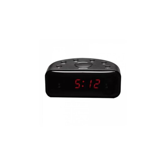 Reloj Despertador Denver CR-430 Analógico y Digital FM LED Negro