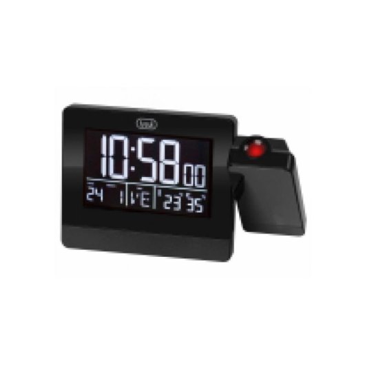 Reloj Despertador Trevi EC 884 PJ Digital LED Negro 12/24h USB