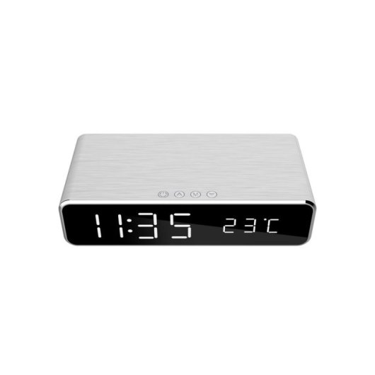 Wecker Digital Gembird DAC-WPC-01 mit Kabelloser Ladung