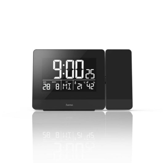 Despertador Proyector Hama Plus Charge Negro
