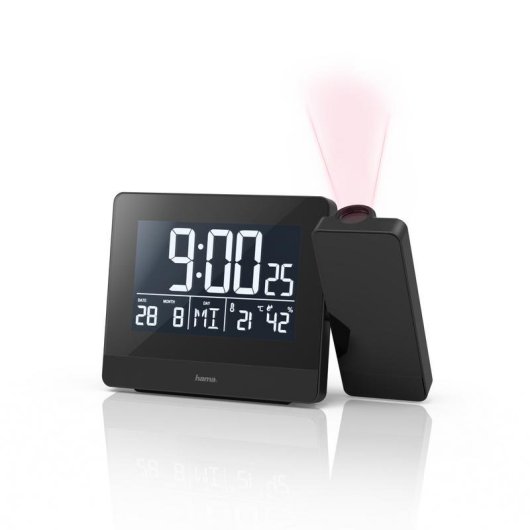 Despertador Proyector Hama Plus Charge Negro