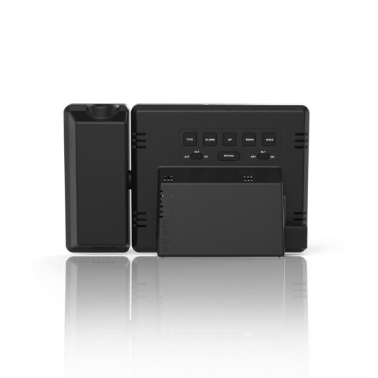 Despertador Proyector Hama Plus Charge Negro